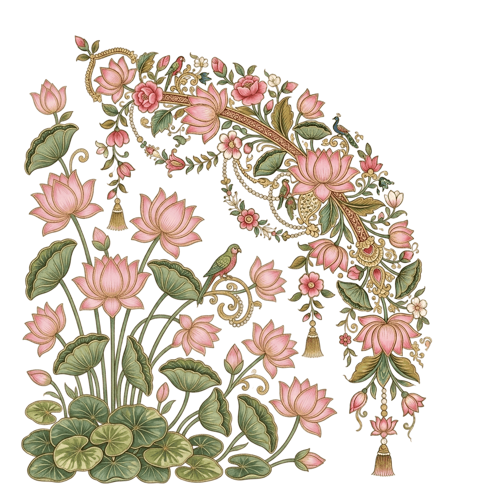 Bottom Left Lotus
