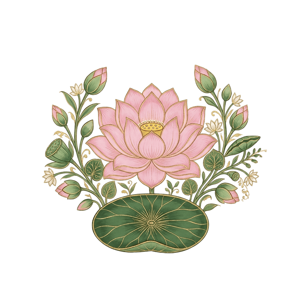 Bottom Center Lotus